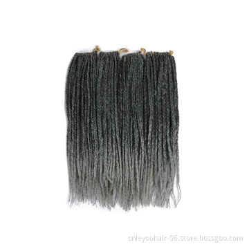 2021 Top selling products High Quality Factory Small 12 Inch Crochet Box Braiding Hair Extension